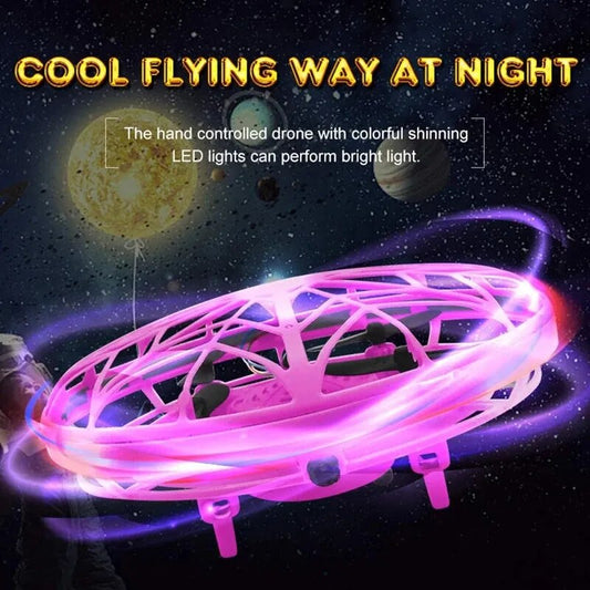 Flying Ball RC Helicopter Mini UFO Dron Aircraft Hand Controlled Drone Infrared Quadcopter Induction Kids Flying Saucer Toy