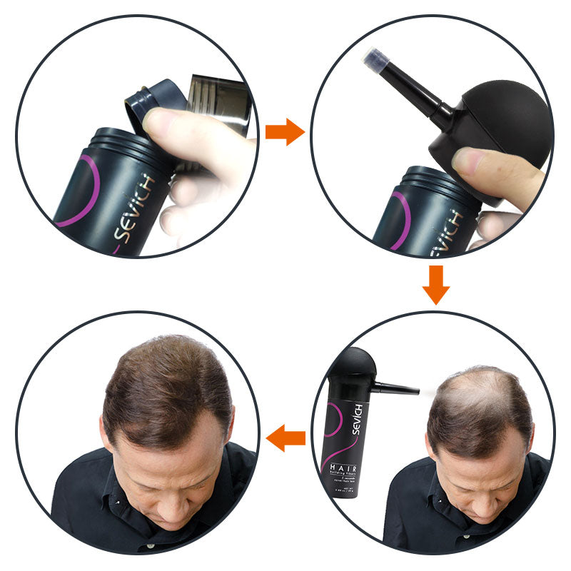 Hair Building Instant Fiber Applicator Spray Salon Hair Treatment Keratin Powders Hair Regrowth Fiber Thickening